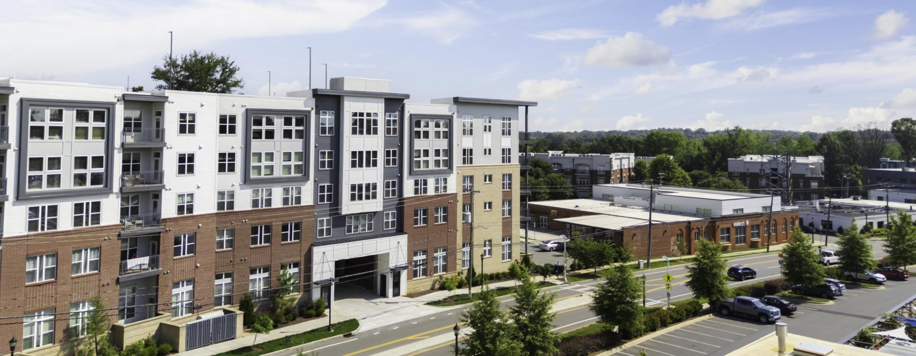 a large building with many windows